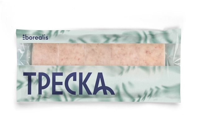 Треска фарш блочный см дпак 750 гр кор1-8 Borealis