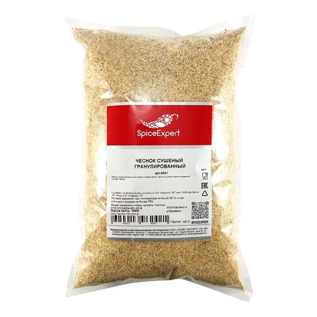 Чеснок гранулированный 1кг кор1-6 SpicExpert Россия