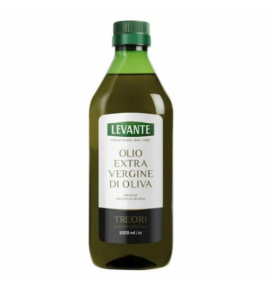 Масло оливковое нерафинированное extra virgin levante 1 л кор1-12 Италия