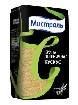 Кус-кус из твердых сортов пшеницы 450гр кор1-12 Мистраль Россия