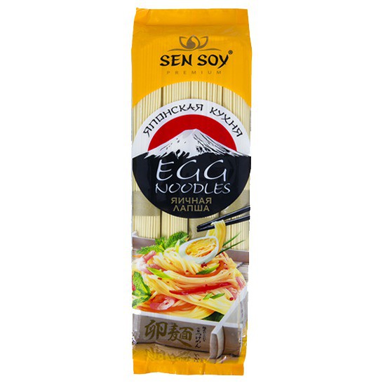 Лапша яичная 300 гр кор1-24 Sen Soy Китай