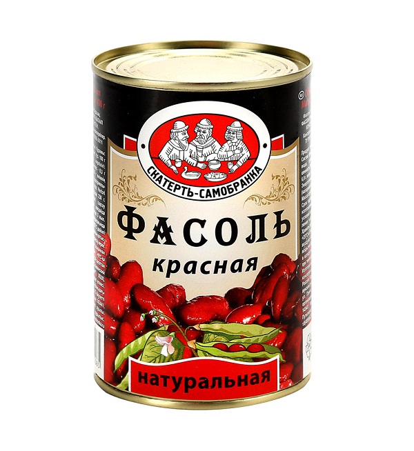 Фасоль красная консерв. сс жб 425мл кор1-12 Скатерть-Самобранка Россия